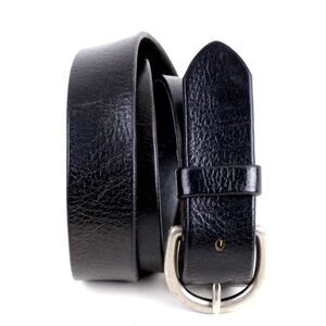 Old Navy BLACK GENUINE LEATHER 1.25"Wd CASUAL DRESS MEN'S BELT Sz 36 (13D